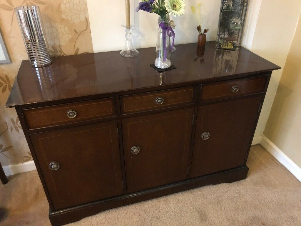 Mahogany 3 Drawer Sideboard | In Toothill, Wiltshire | Gumtree Pertaining To 3 Drawer Sideboards (View 7 of 15)