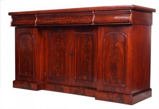 Mahogany 4 Door Sideboard | Sideboard, Mahogany, Antique For Searsport 48&quot; Wide 4 Drawer Buffet Tables (View 12 of 15)