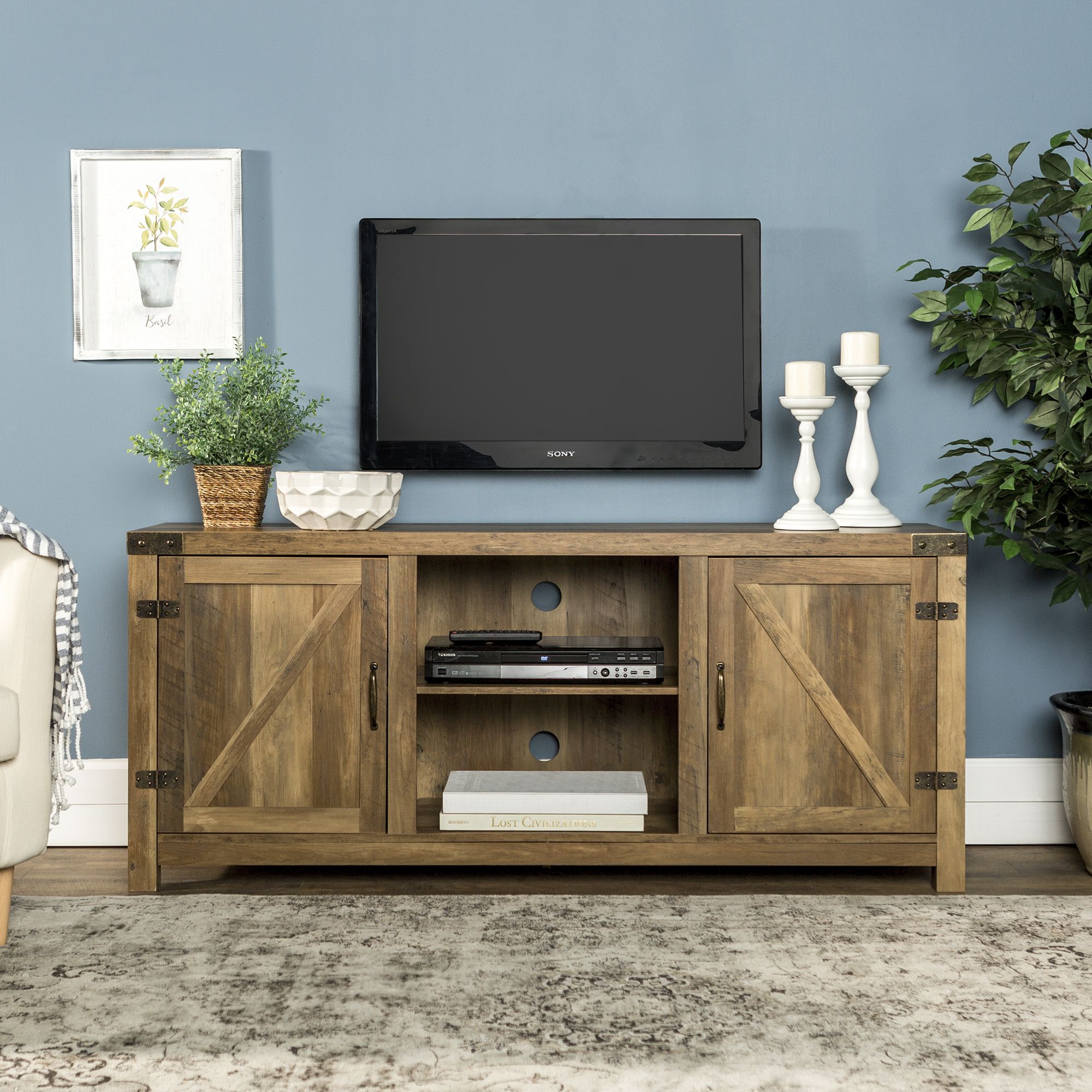 Manor Park Farmhouse Tv Stand For Tvs Up To 65", Reclaimed With Bloomfield Tv Stands For Tvs Up To 65" (View 11 of 15)