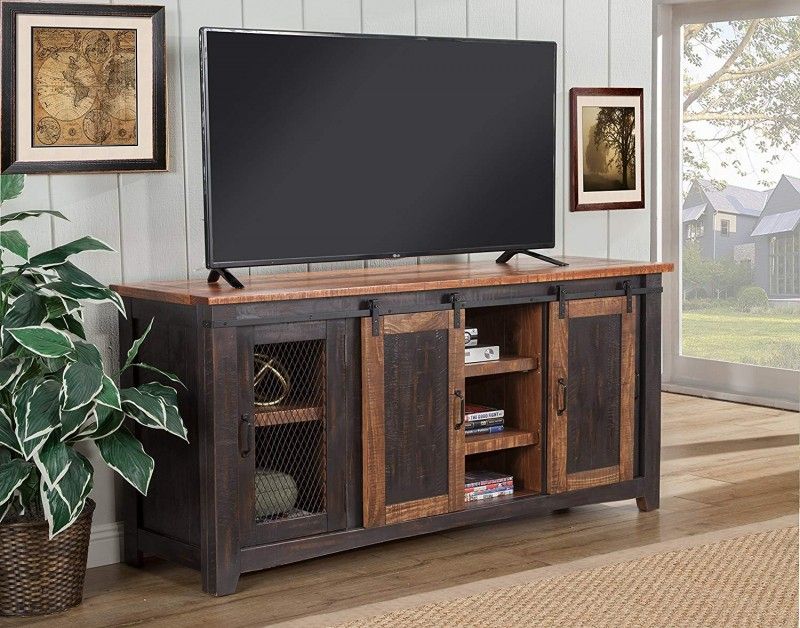 Martin Svensson Home Santa Fe 65 Inch Tv Stand, Antique With Shilo Tv Stands For Tvs Up To 65&quot; (View 12 of 15)