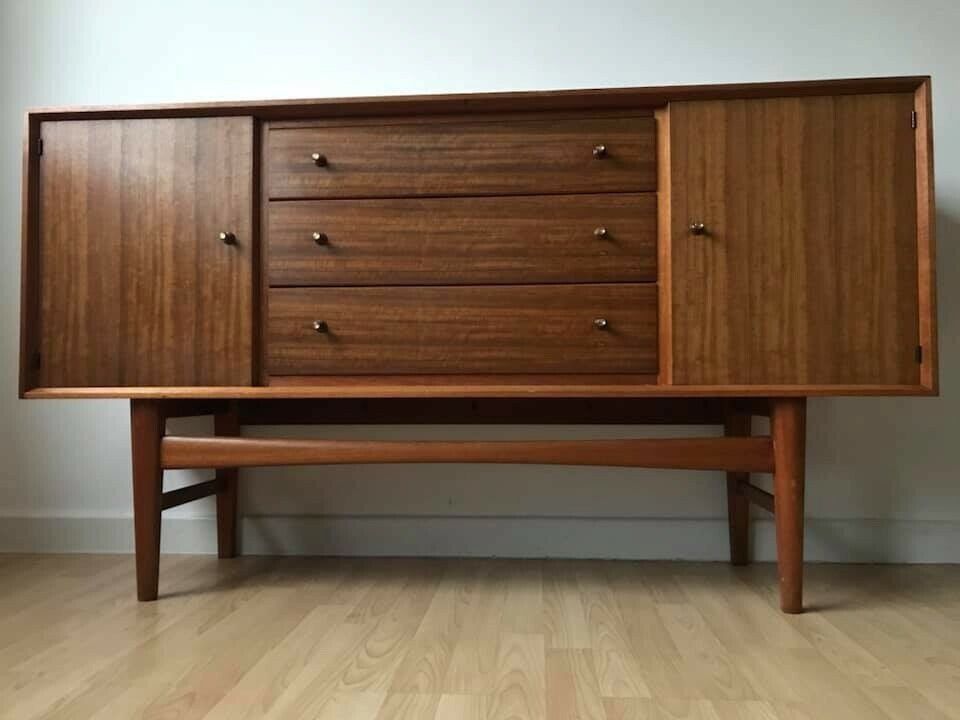 Mid Century Teak Sideboard From Gordon Russell Of Broadway Throughout Wales Storage Sideboards (View 14 of 15)