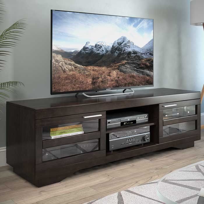 Mocha Brown 65 Inch Tv Stand – Granville | Rc Willey With Aaric Tv Stands For Tvs Up To 65" (View 5 of 15)