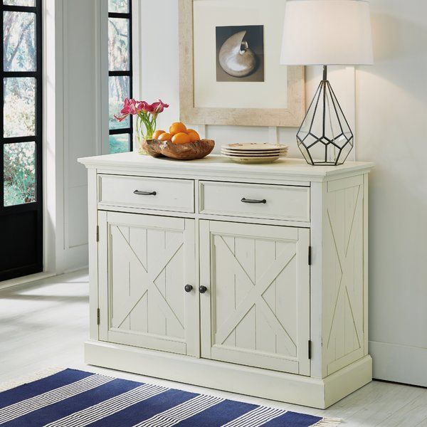 Moravia 47" Wide 2 Drawer Server | Wood Buffet, Seaside Within Blade 55" Wide Sideboards (View 3 of 15)