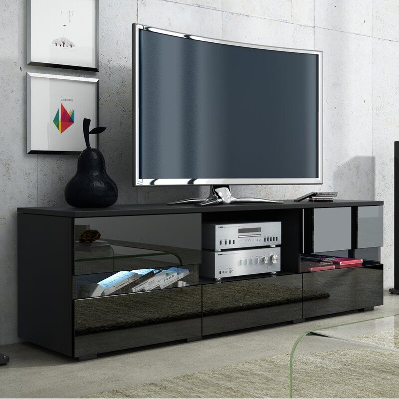 Orren Ellis Adley Tv Stand For Tvs Up To 60" | Wayfair Throughout Skofte Tv Stands For Tvs Up To 60&quot; (Photo 14 of 15)