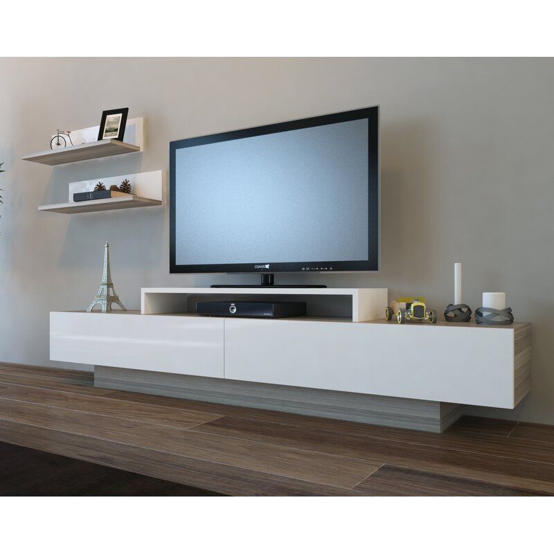 Orren Ellis Pritts Tv Stand For Tvs Up To 78" & Reviews Within Ira Tv Stands For Tvs Up To 78" (Photo 1 of 15)