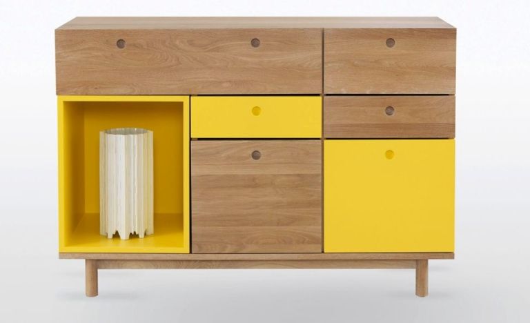 Pandora Sideboard's Playful Two Tone Design Features A Within Pandora Buffet Tables (View 14 of 15)