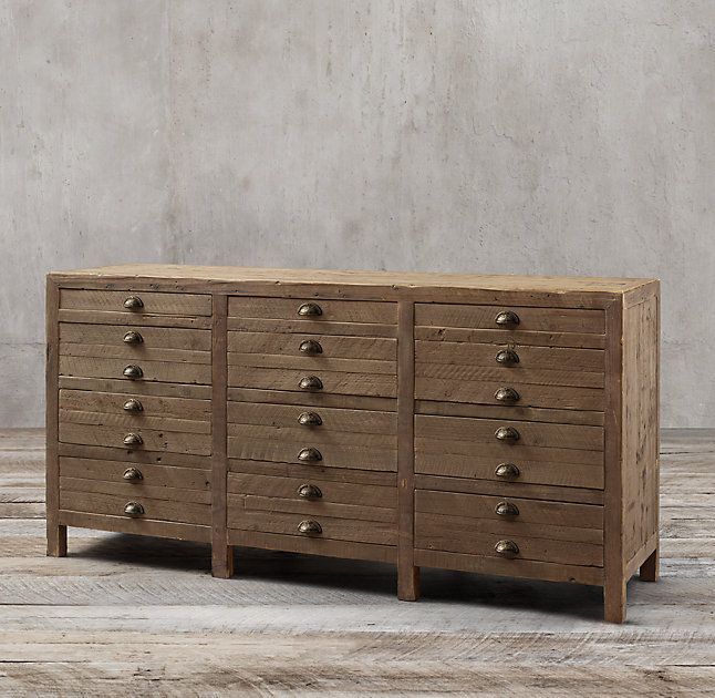 Featured Photo of  Best 15+ of Westhoff 70" Wide 6 Drawer Pine Wood Sideboards