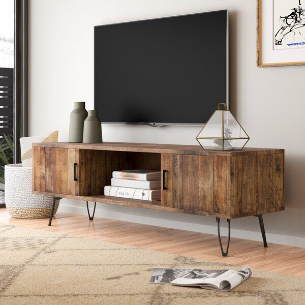 Quijada Solid Wood Tv Stand For Tvs Up To 65" | Tv Stand In Aaric Tv Stands For Tvs Up To 65&quot; (View 11 of 15)