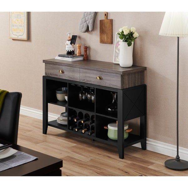 Shop Black Friday Deals On Furniture Of America Dost Regarding Desirae 48" Wide 2 Drawer Sideboards (View 13 of 15)