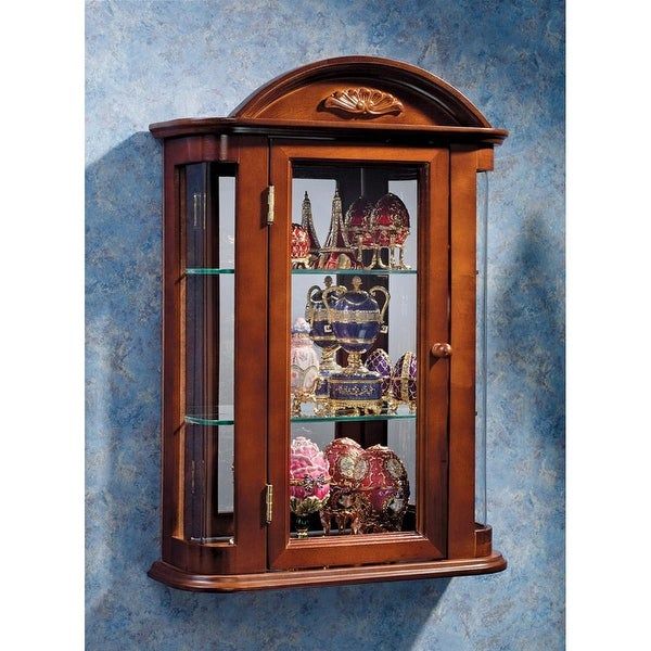 Shop Design Toscano Rosedale Hardwood Wall Curio Cabinet With Ogden 59&quot; Sideboards (View 8 of 15)
