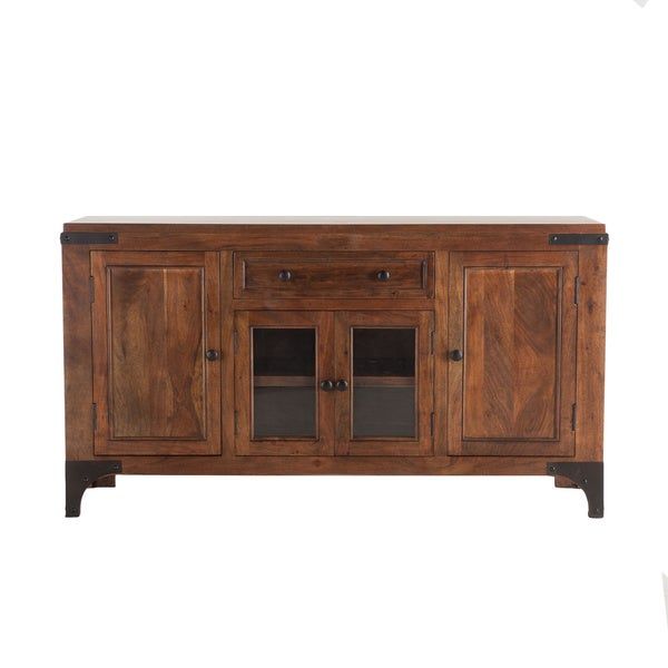 Shop Irondale Acacia Wood 62 Inch Sideboard – Overstock Intended For Elllise 62" Wide Sideboards (View 6 of 15)
