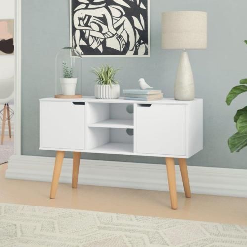 Sideboard Cabinet Drawers Doors Oak Mdf White Solid Wooden Intended For Neuhaus  (View 8 of 15)