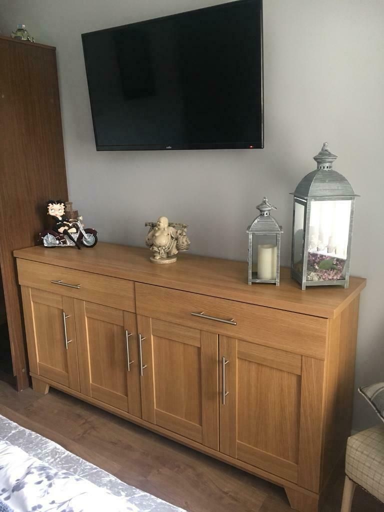 Sideboard/ Dresser 2 Drawer 4 Cupboard | In Ballymena In Desirae 48&quot; Wide 2 Drawer Sideboards (Photo 9 of 15)
