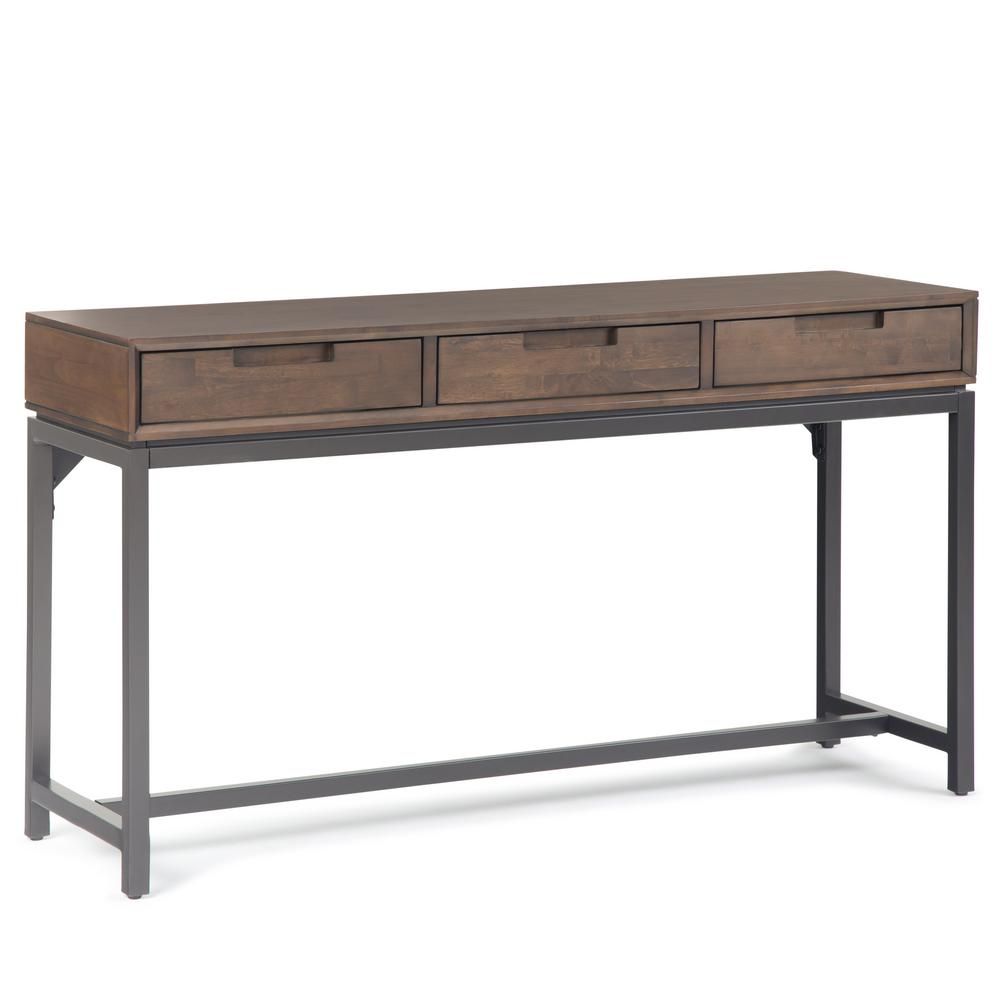 Simpli Home Banting Solid Hardwood And Metal 54 In (View 11 of 15)