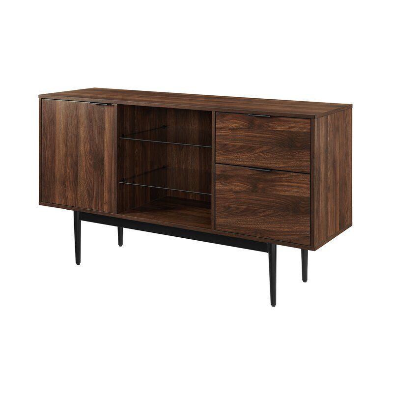 Slattery 52'' Wide 2 Drawer Buffet Table | Allmodern Throughout Milena 52&quot; Wide 2 Drawer Sideboards (View 2 of 15)