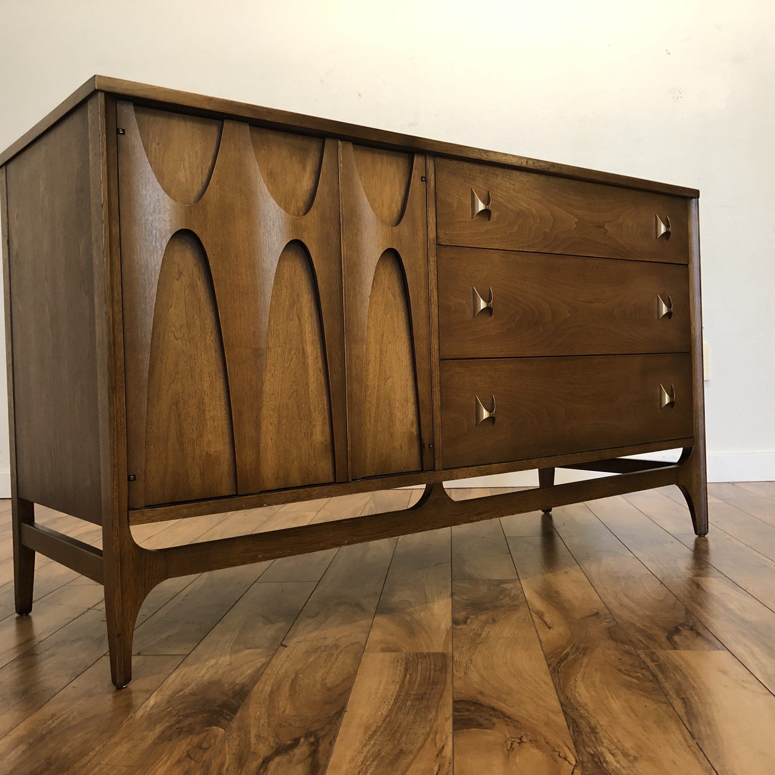 Sold – Broyhill Brasilia Compact Sideboard Credenza With Regard To Brentley 54" Wide 1 Drawer Sideboards (View 15 of 15)