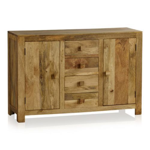 Solid Mango Wood Furniture | Mantis Light | Oak Within Aneisa 70" Wide 6 Drawer Mango Wood Sideboards (View 4 of 15)