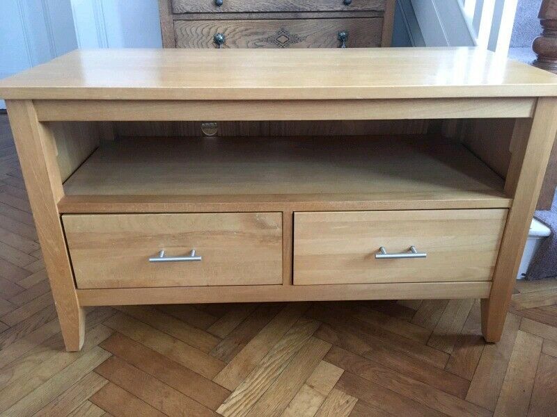 Solid Wood Tv Cabinet / Stand | In Bangor, County Down In Yukon 58&quot; Wide 2 Drawer Pine Wood Sideboards (View 1 of 15)