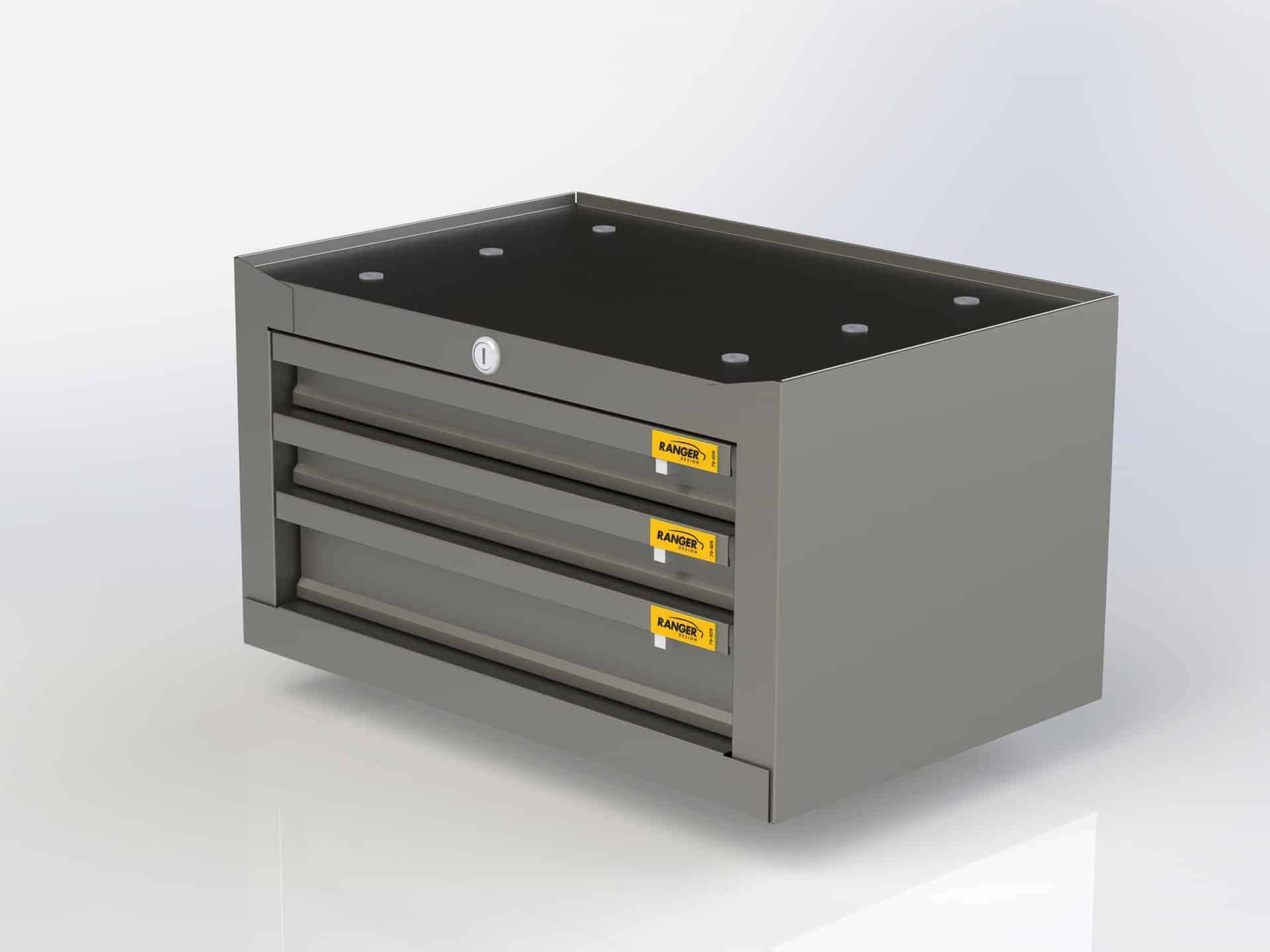 Steel Van Cabinet, 3 Drawer | Expertec Shop Throughout 3 Drawer And 2 Door Cabinet With Metal Legs (View 11 of 15)