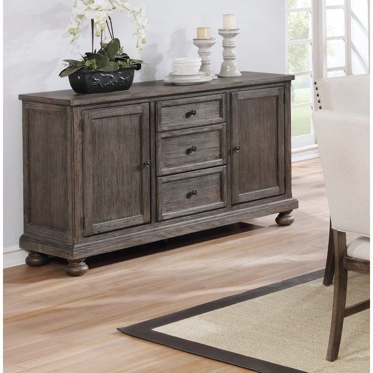 Tara 60" Wide 3 Drawer Sideboard | Furniture, Sideboard With Maeva 60&quot; 3 Drawer Sideboards (View 5 of 15)