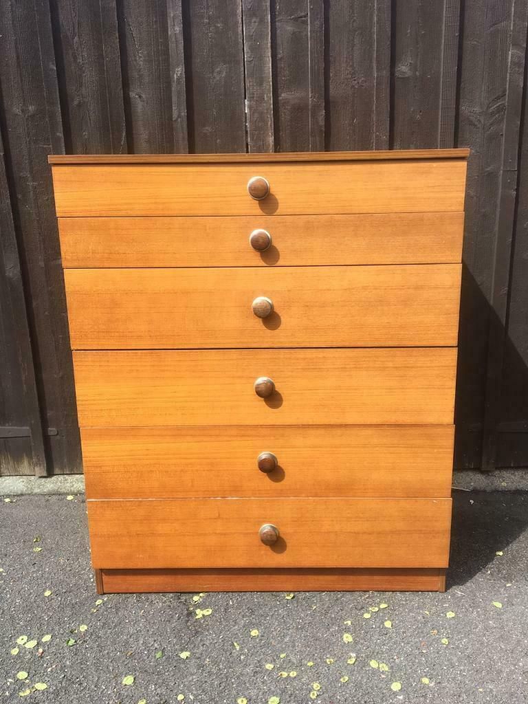Teak Chest – Can Deliver | In Dyce, Aberdeen | Gumtree In Westhoff 70&quot; Wide 6 Drawer Pine Wood Sideboards (View 10 of 15)