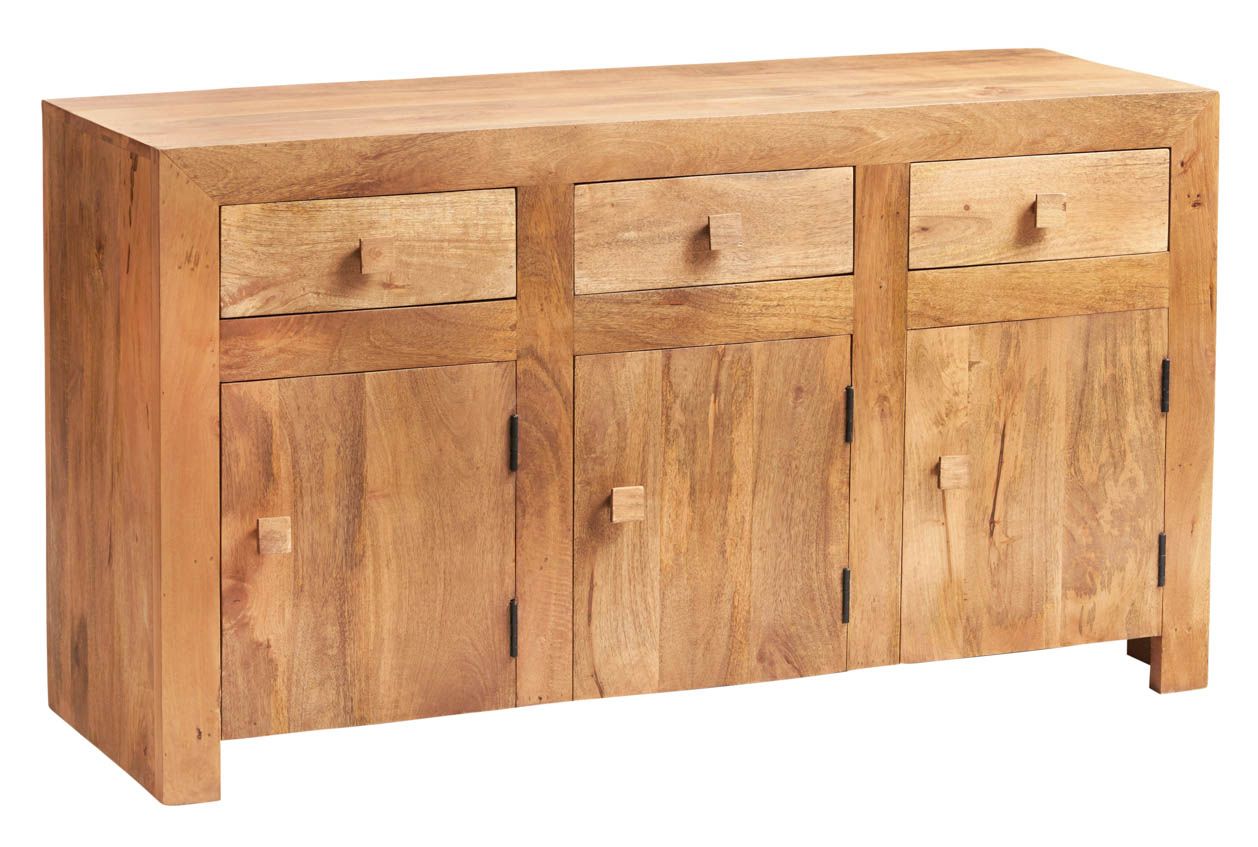 Toko Light Mango Large Sideboard | Fully Assembled | Oak World Intended For Northwood 72" Wide Mango Wood Buffet Tables (View 5 of 15)
