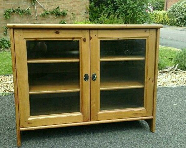 Tv Cabinet (ikea Leksvik) Solid Pine | In Hilperton With Thame 70" Wide 4 Drawers Pine Wood Sideboards (View 14 of 15)