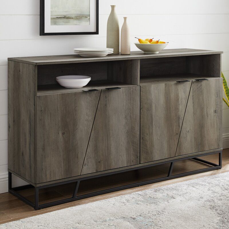 Union Rustic Fritch 58" Wide Sideboard & Reviews With Regard To Islesboro 58" Wide Sideboards (View 6 of 15)