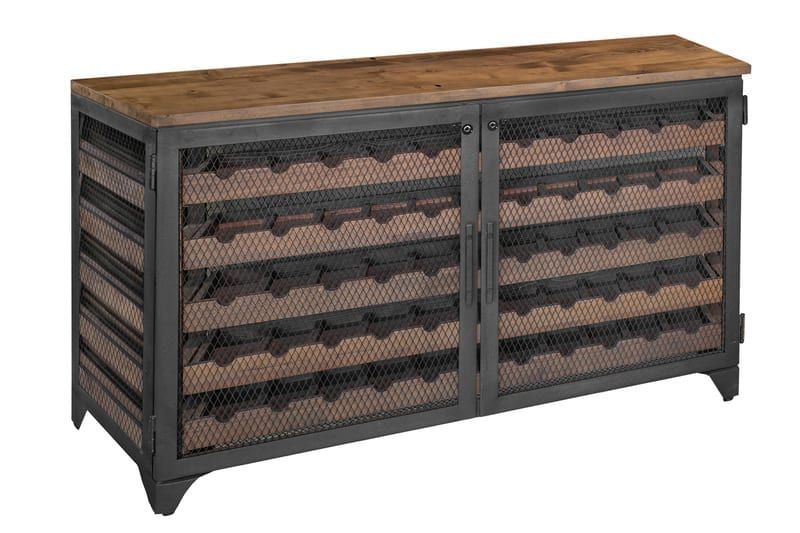 Vino Sideboard Locker 55 Bottles – Westcoast Solid Wood Intended For Tabernash 55" Wood Buffet Tables (View 5 of 15)