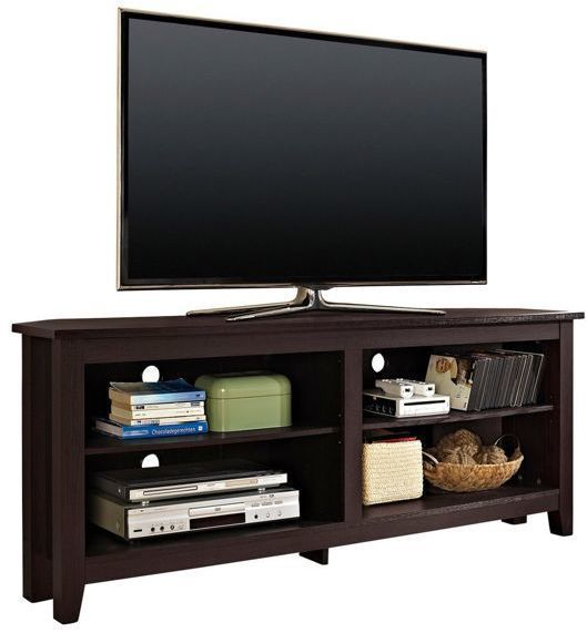 Walker Edison Furniture, Llc We Furniture 58 Wood Corner For Labarbera Tv Stands For Tvs Up To 58&quot; (View 10 of 15)
