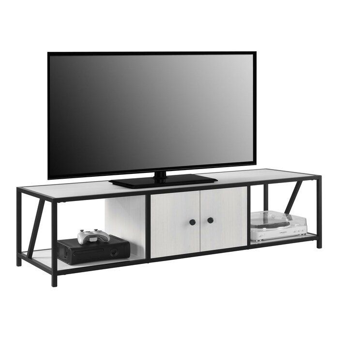Weston Tv Stand For Tvs Up To 65 Inches In 2020 | White Tv Within Finnick Tv Stands For Tvs Up To 65" (View 12 of 15)