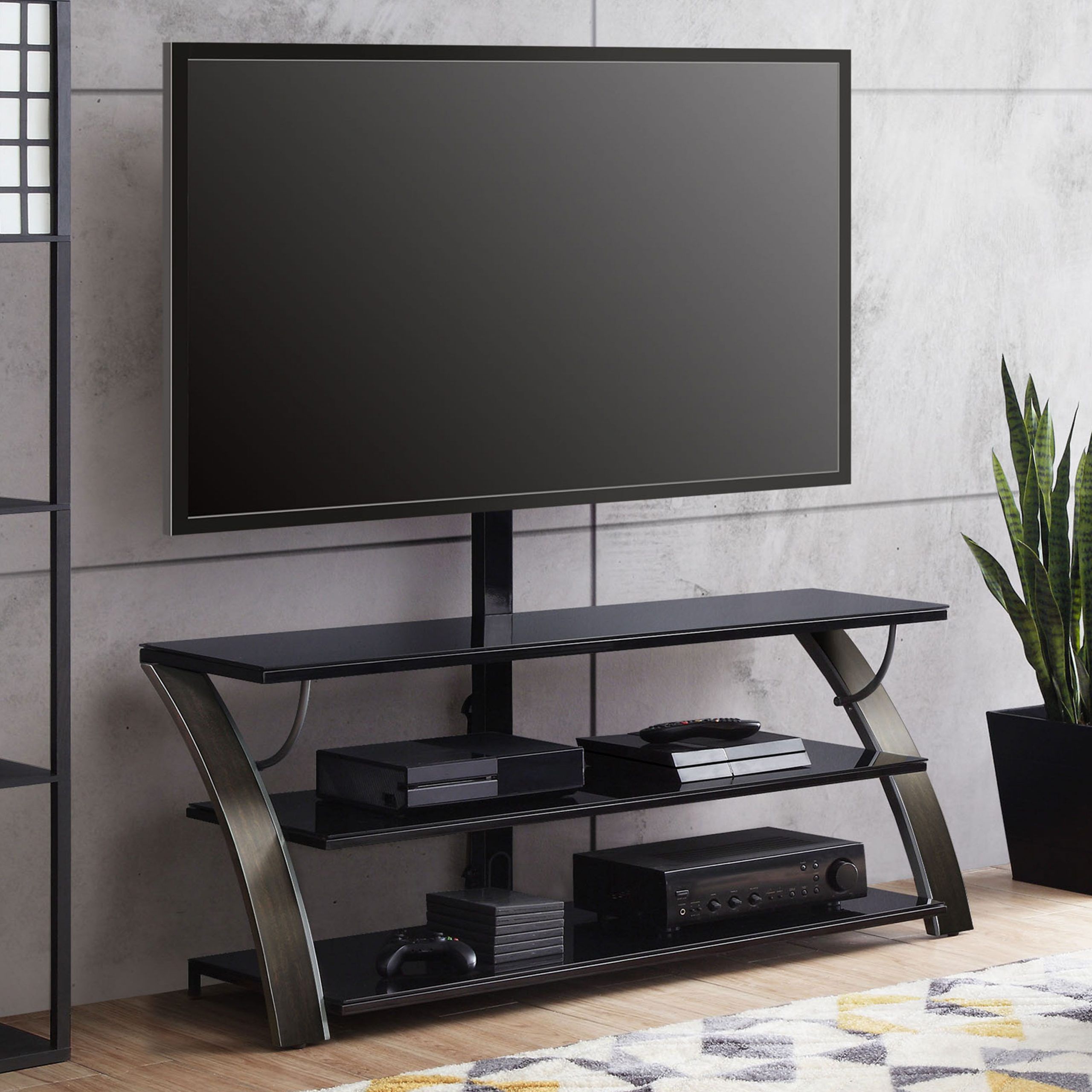 Whalen Payton 3 In 1 Flat Panel Tv Stand For Tvs Up To 65 Pertaining To Binegar Tv Stands For Tvs Up To 65" (View 8 of 15)