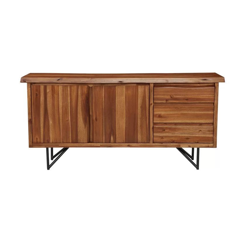 Winschoten 67" Wide 3 Drawer Buffet Table | Furniture With Regard To Miruna 63" Wide Wood Sideboards (View 7 of 15)