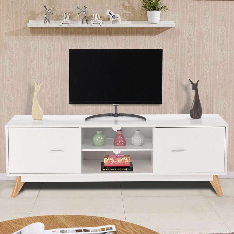 Wrought Studio Borja Tv Stand For Tvs Up To 60" & Reviews Pertaining To Whittier Tv Stands For Tvs Up To 60&quot; (Photo 4 of 15)