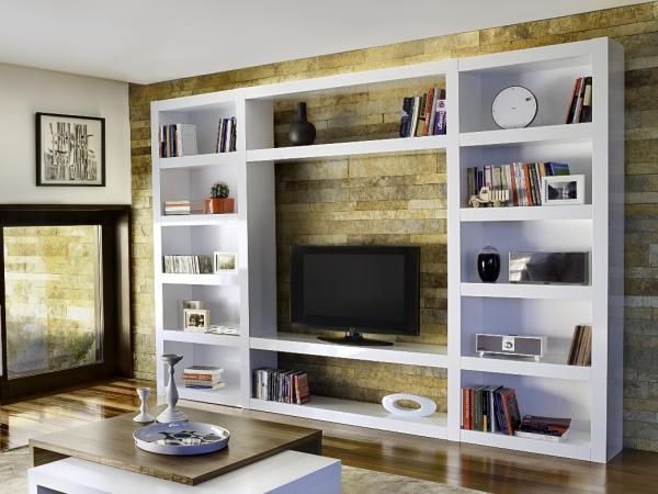 10 Ideas To Turn Your Flat Into A Bachelor Pad | High Intended For Tv Stands With Matching Bookcases (View 6 of 15)