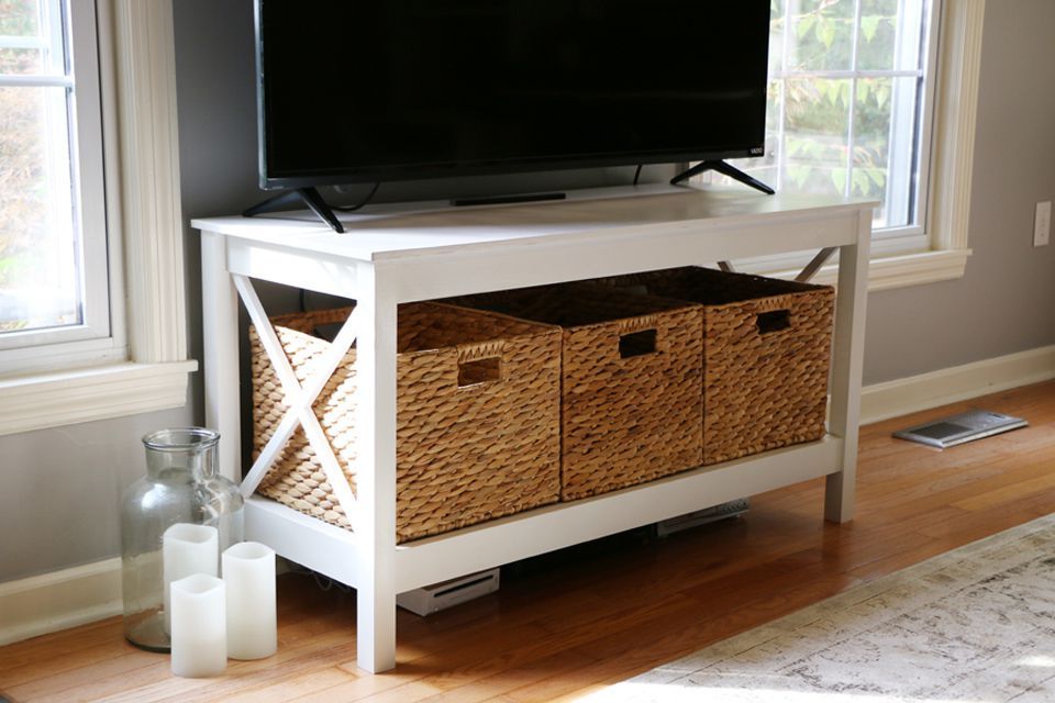 11 Free Diy Tv Stand Plans You Can Build Right Now For Diy Convertible Tv Stands And Bookcase (View 13 of 15)