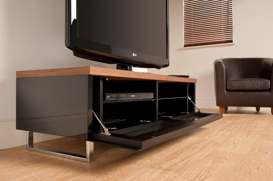 £130 Off!!! Techlink Panorama Pm120 Walnut Tv Stand (View 9 of 15)