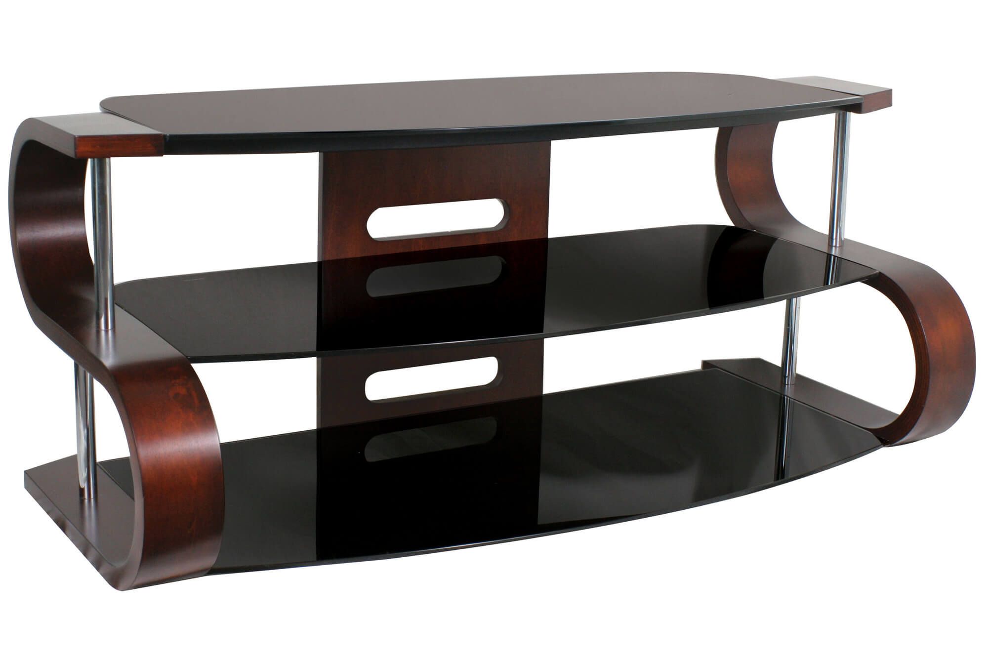 16 Types Of Tv Stands (comprehensive Buying Guide) For Wood Tv Stand With Glass Top (Photo 9 of 15)