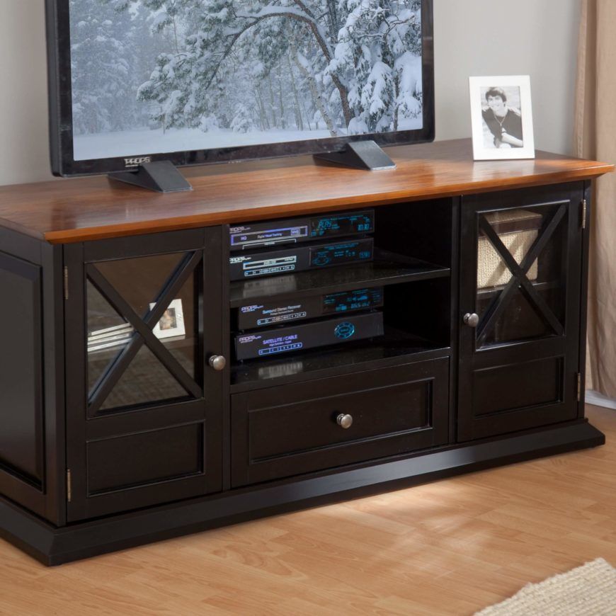 16 Types Of Tv Stands (comprehensive Buying Guide) Regarding Dark Wood Tv Cabinets (Photo 11 of 15)