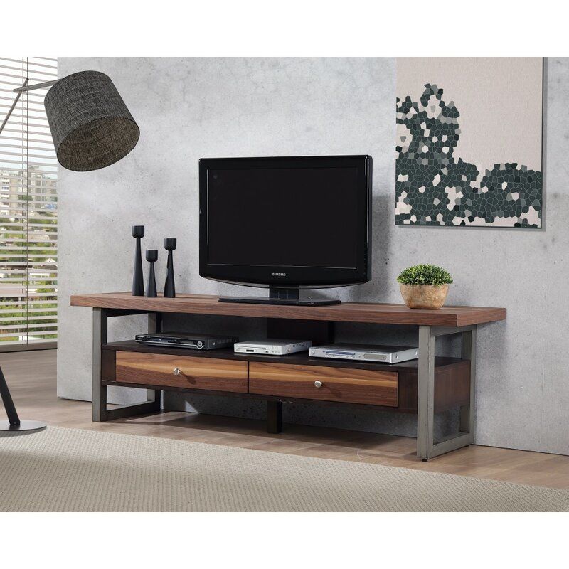 17 Stories Emilio Solid Wood Floating Tv Stand For Tvs Up Pertaining To Griffing Solid Wood Tv Stands For Tvs Up To 85&quot; (View 2 of 15)