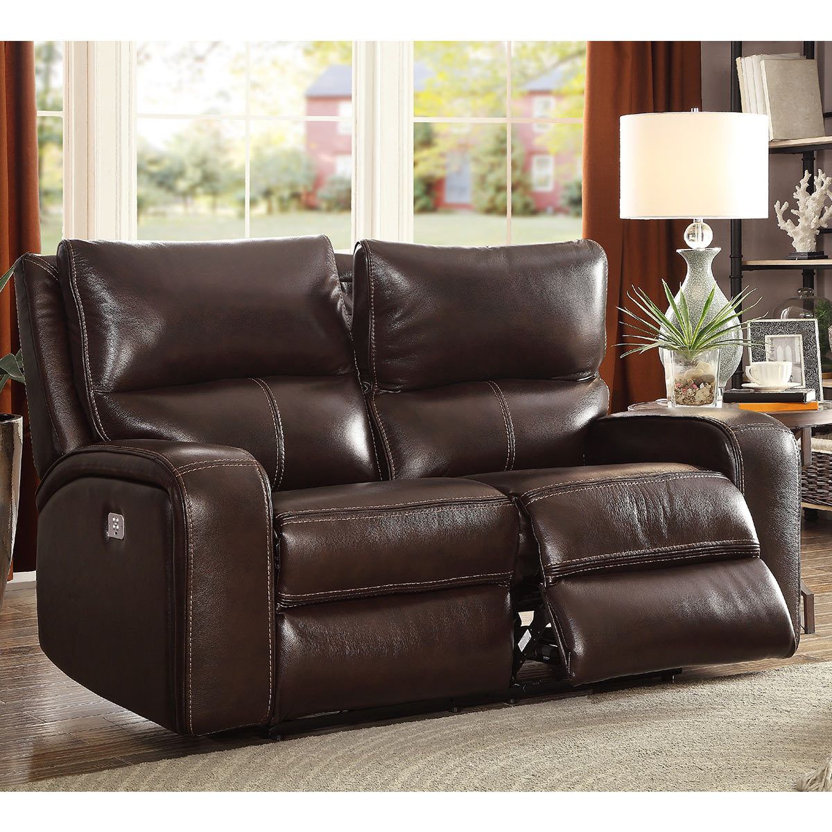 2 Seat Leather Reclining Sofa – Sofa Design Ideas Within Contempo Power Reclining Sofas (Photo 14 of 15)