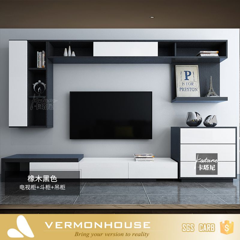 2018 Hangzhou Vermont Modern Design Led Tv Cabinet Stand Intended For Led Tv Cabinets (View 10 of 15)