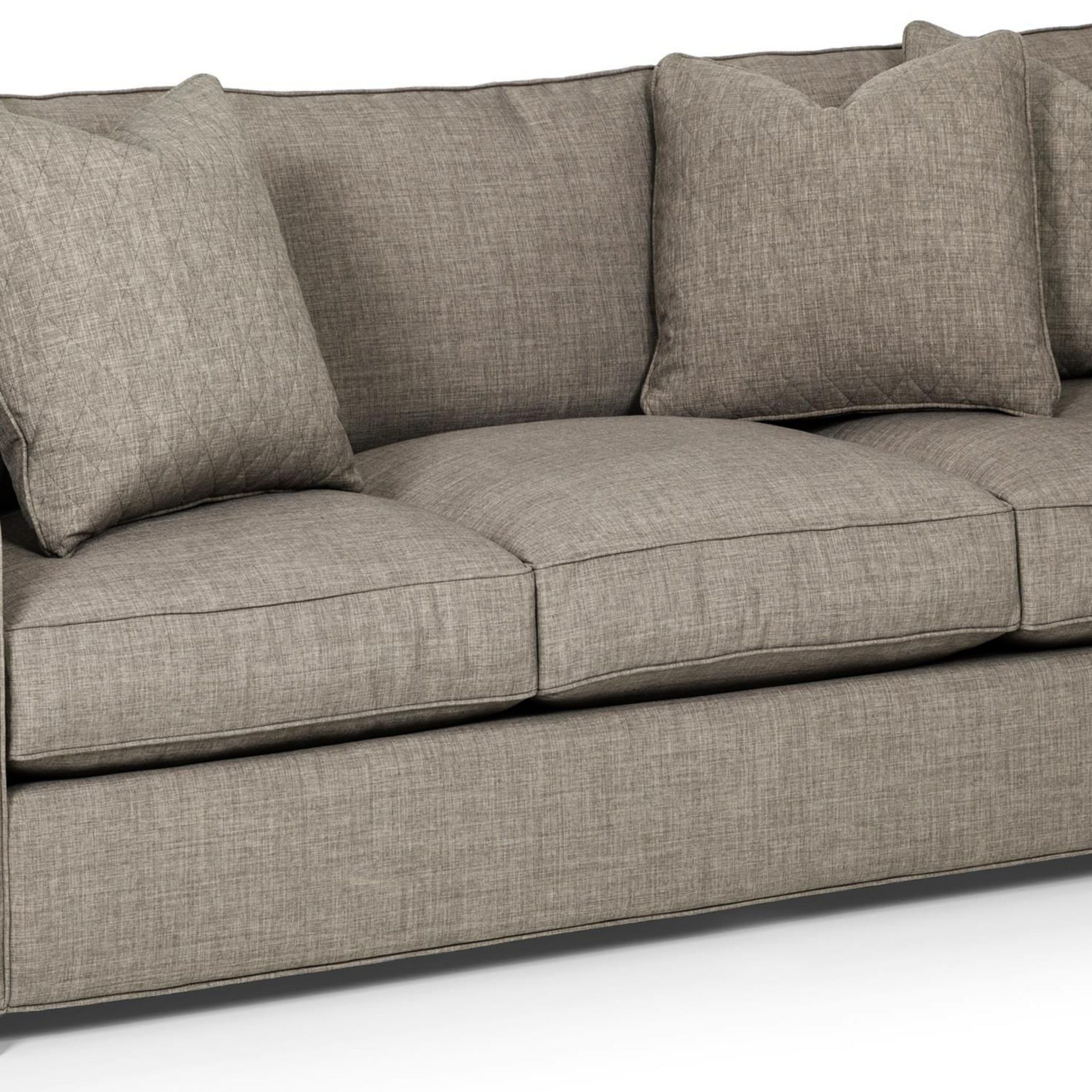 282 Stationary Sofa W/ Loose Pillow Backsunset Home At Inside Lyvia Pillowback Sofa Sectional Sofas (View 12 of 15)