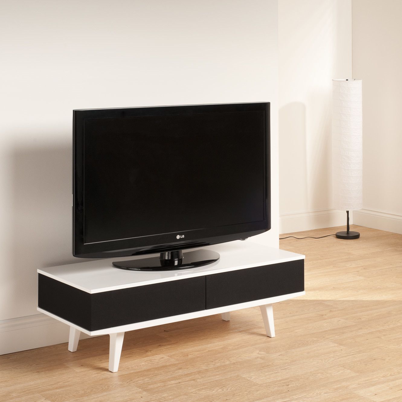 $289 Techlink Fabrik 44" Low Profile Tv Stand & Reviews Inside Modern Low Tv Stands (View 1 of 15)
