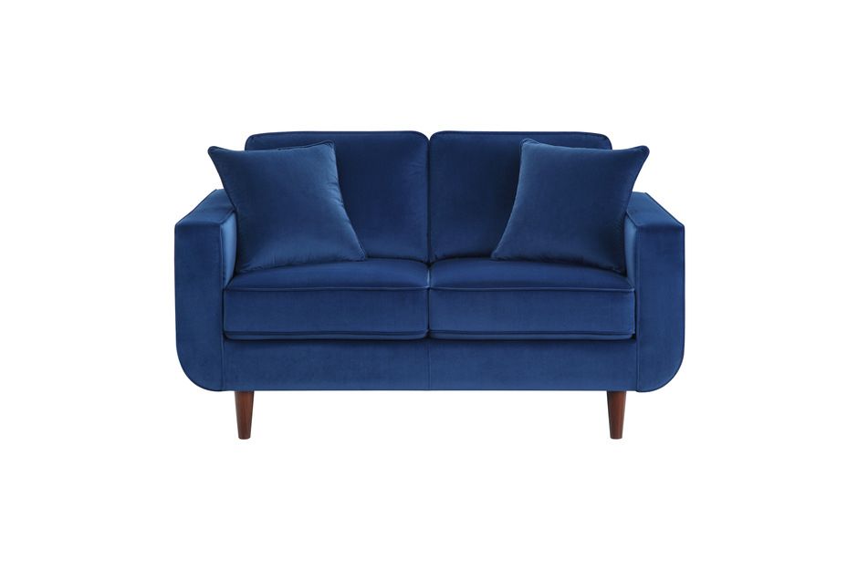 2pc Modern Navy Sofa Set  Rand | American Furnishings Dublin Intended For Dream Navy 2 Piece Modular Sofas (View 15 of 15)