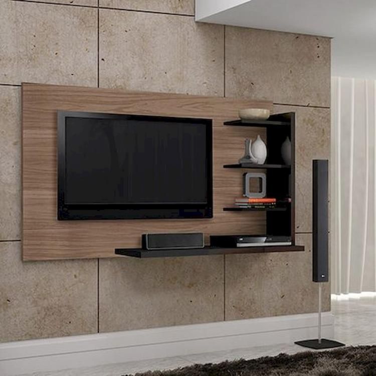 30+ Bedroom Tv Wall Inspirations | Bedroom Tv Wall, Modern For Unusual Tv Units (View 3 of 15)