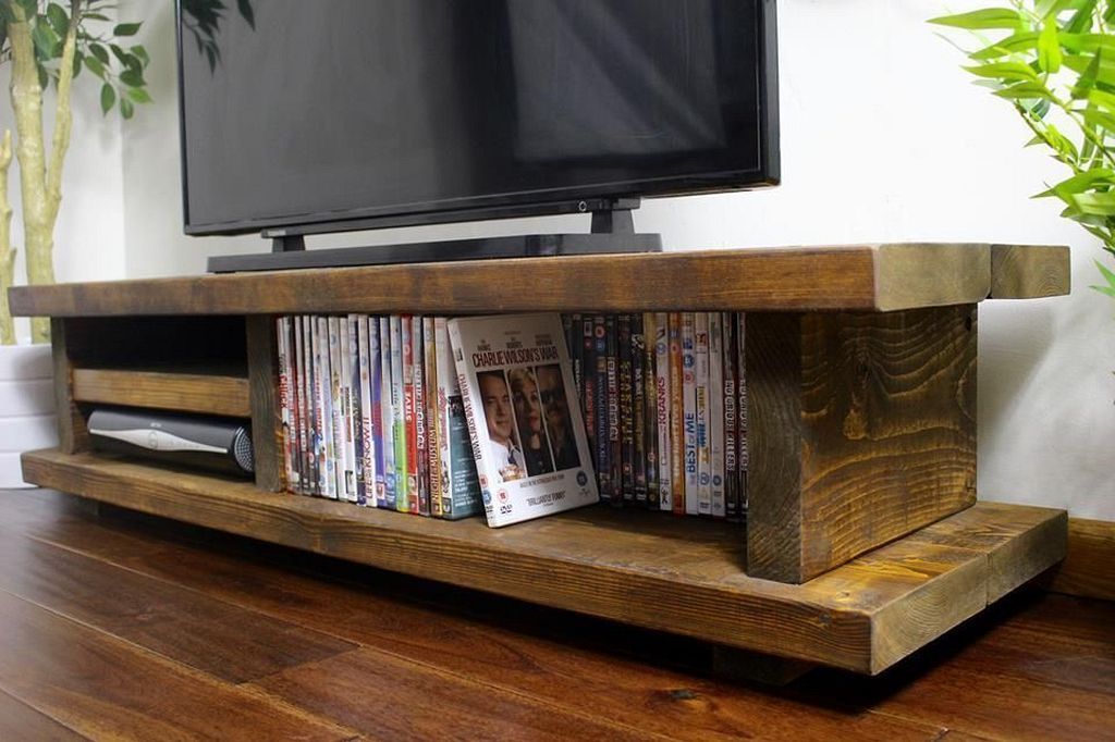 30+ Small And Simple Wooden Tv Stand Designs For Your Home Inside Long Wood Tv Stands (Photo 4 of 15)
