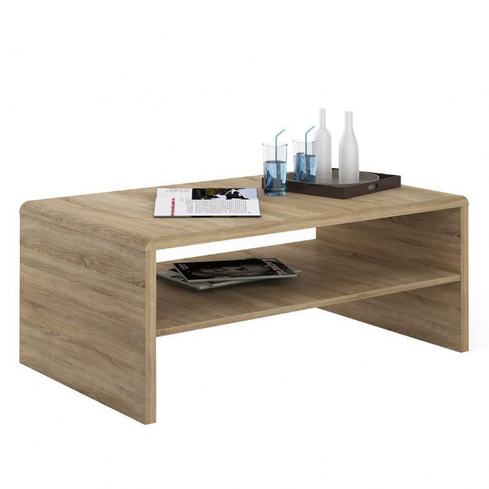 4 You Wide Coffee Table Tv Unit In Sonama Oak With Regard To Tiva Ladder Tv Stands (Photo 6 of 11)