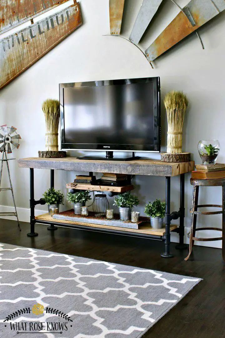 42 Diy Tv Stand Plans That Are Easy To Build & Cheap ⋆ Diy Within Very Cheap Tv Units (Photo 11 of 15)