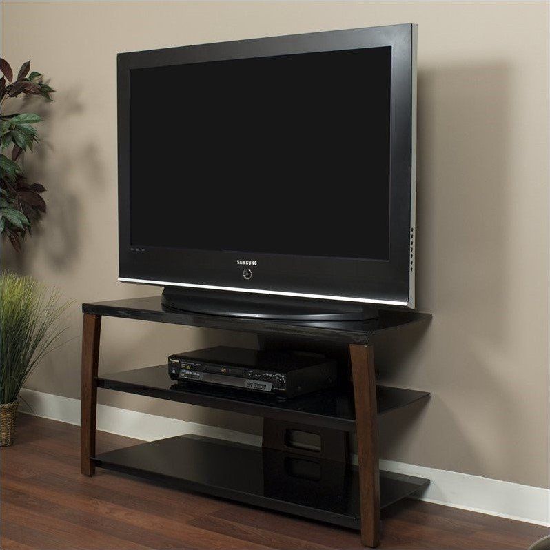 42 Inch Wide Plasma/lcd Tv Stand In Walnut Finish – Xii42w Intended For Wide Tv Cabinets (View 11 of 15)